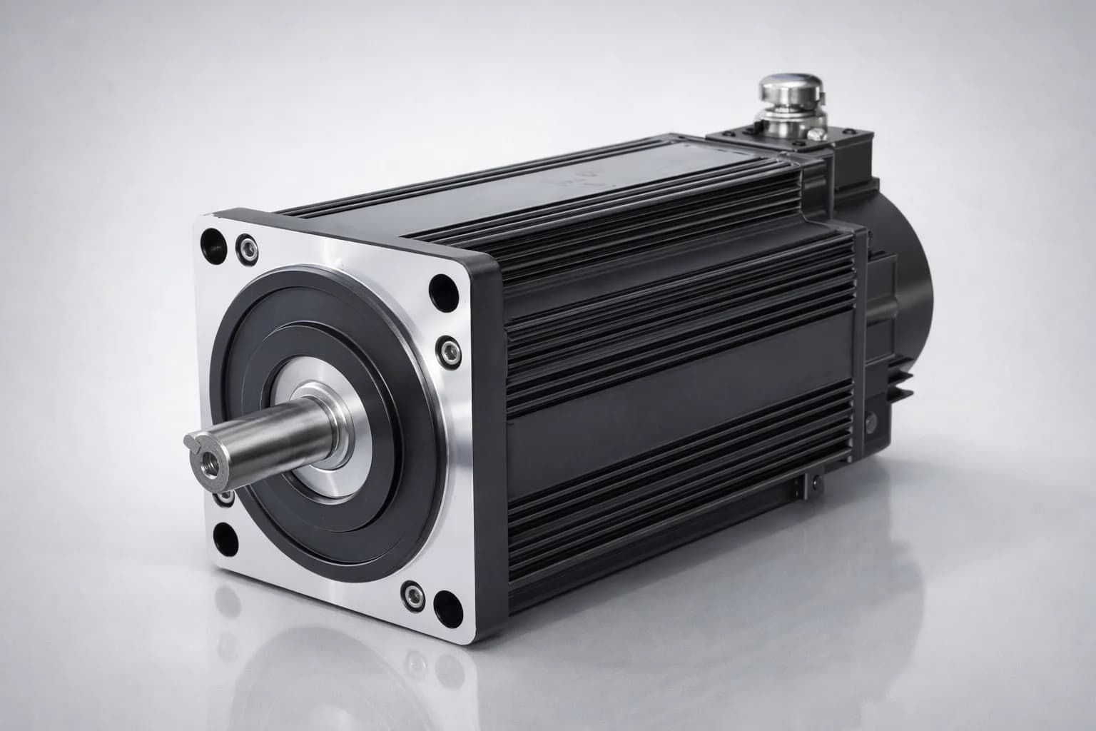 Servo motor driven IML system for precision label placement